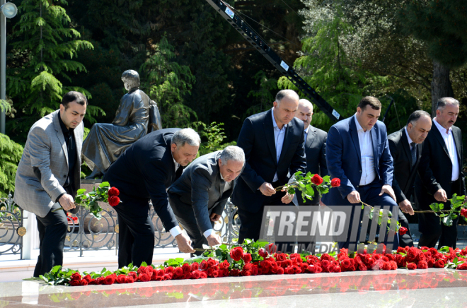 Azerbaijan marks 93rd birthday anniversary of National Leader Heydar Aliyev. Azerbaijan, Baku, 10 May 2016 